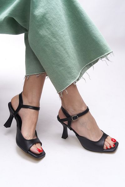 Riccon Pantofi de seara pentru dama - Tocuri negre 0012950