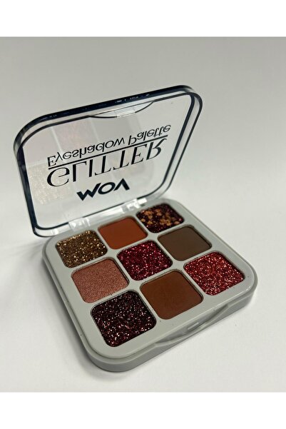 MOV 9’lu Far Paleti Glitter No: 04 - Işıltılı Göz Farı Paleti