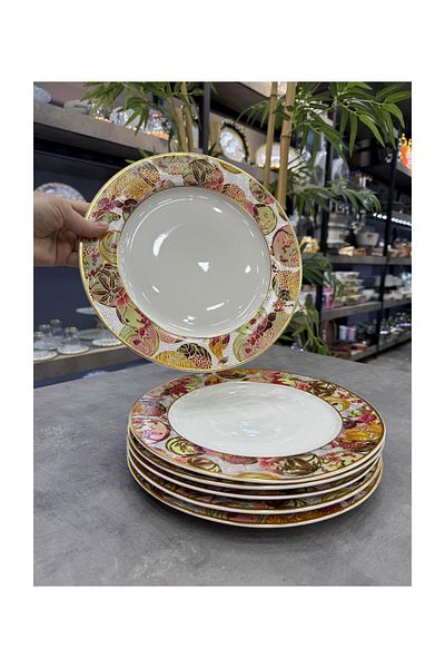 ACAR Dream Series Luxury Porcelain 6-Piece Service Plate