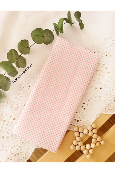 ilmekhobievi Pink Poplin Colored 100% Permex 50X170Cm (1Prç)