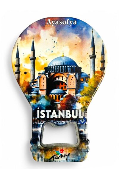 GALATA GIFT Bottle Opener Opener Magnet Balloon Shaped Istanbul Hagia Sophia Decorative Soda Soda Opener