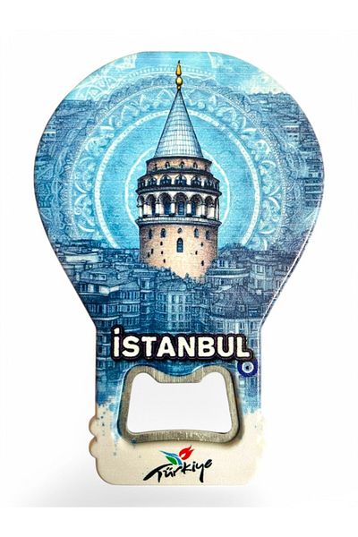 GALATA GIFT Gazographing Magnesium Bottle Angle - Galata Tower Shaped