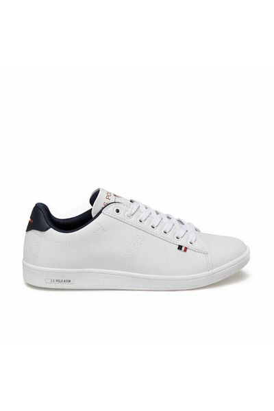 U.S. Polo Assn. Franco White Men's Sneaker Shoes 100249743   Walking Shoes