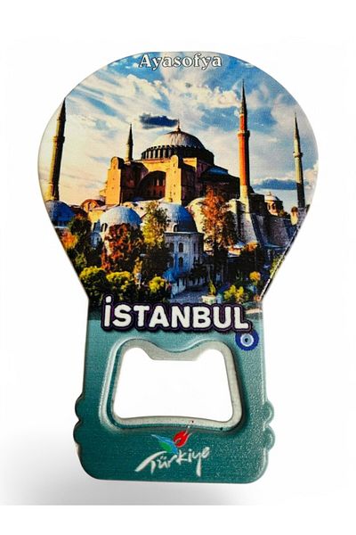 GALATA GIFT Bottle Opener Opener Magnet Balloon Shaped Istanbul Hagia Sophia Decorative Soda Soda Opener