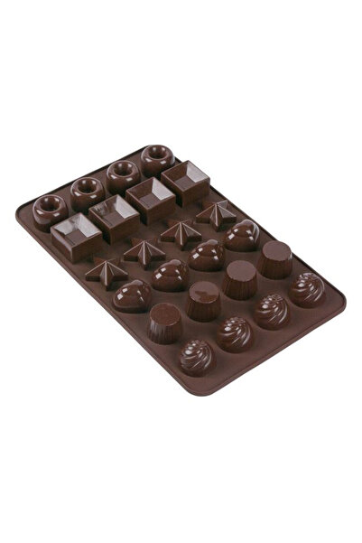 Floopy Forma din Silicon pentru Praline si Bomboane de Ciocolata, 24 Cavitati...
