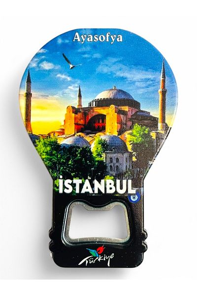 GALATA GIFT Bottle Opener Opener Magnet Balloon Shaped Istanbul Hagia Sophia Decorative Soda Soda Opener