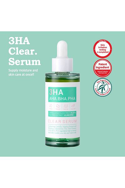 Esfolio 3HA Clear Serum 1.69 Fl oz - Skin soothing, dead skin care, smooth skin