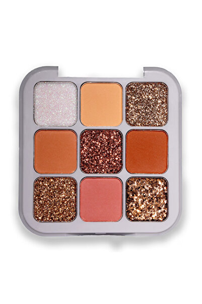 MOV 9’lu Far Paleti Glitter No: 03 - Işıltılı Göz Farı Paleti