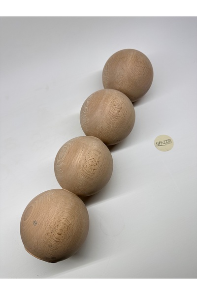 lazzir handle Wooden Globe Leg Luxury Bohemian Leg (M2) (Diater-11.5..Height-43)Coffee Table Leg-Untreated- Single