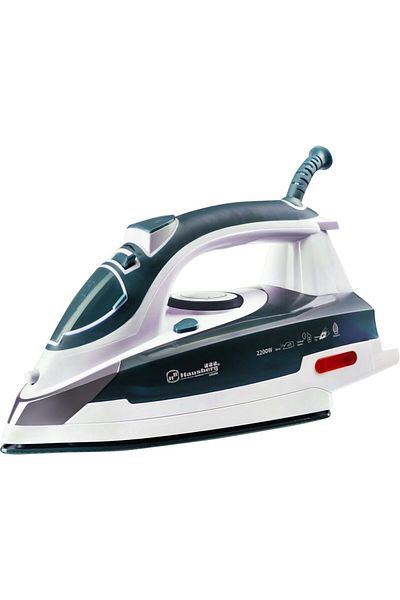 Hausberg Fier de calcat Hausberg HB-7809VR, Ultra Slide, Talpa Ceramica, 2300W, 390ml, Alb/Verde-Inchis