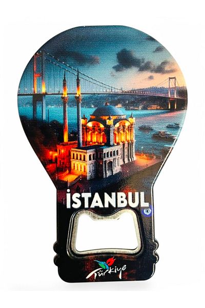 GALATA GIFT Decorative Soda Soda Soda Soda Ortaköy Mosque Magnet Balloon Shaped