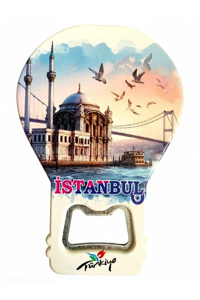 GALATA GIFT Decorative Soda Soda Soda Soda Ortaköy Mosque Magnet Balloon Shaped