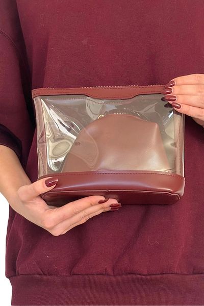By Pellini Geantă pentru cosmetice Claret Red