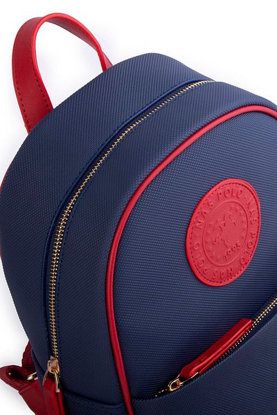 Getcho Pascal Navy Blue Women's Daily City Style Molded Backpack Zippered Minimal Lightweight Design