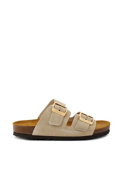 Frau Women / Girls Slippers 17D8 Frau Velor-S Cappuccino (Taupe)