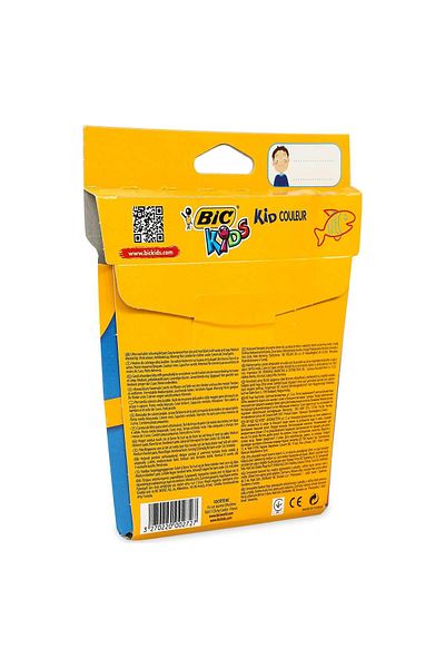 Bic 12 Colored Couleur Felted Children's Crayons