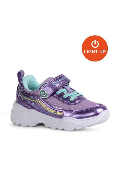 BUCKHEAD Pantofi Anatomical pentru Fata - Model Luminos Mindy Color Liliac