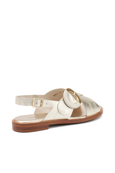 Frau Women / Girls Sandals 85X6 Frau Florence-S Platino (Platinum)
