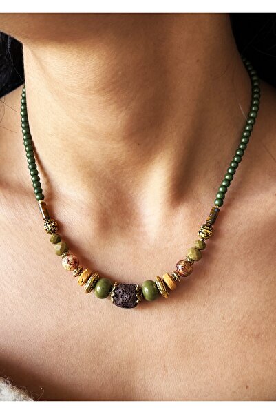dela otantik قلادة مصنوعة يدويًا من الطبيعة والبوهيمية - مجوهرات بتصميم أصيل ...