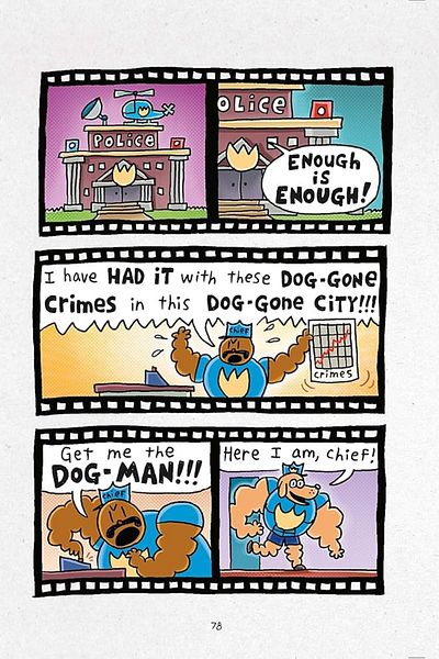 Scholastic مجموعة الرجل الكلب: رواية مقابلة (DOG MAN # 4)