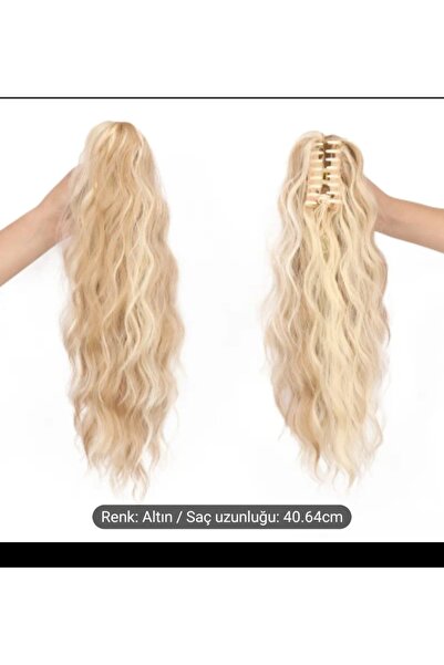 Handmade At kuyrugu platin soğuk sari ısıya dayanıklı gür 1.sinif sentetik