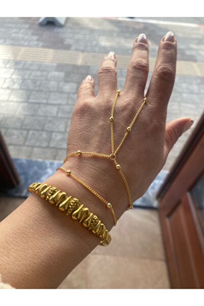 Niceboutique Çelik Üzeri Altın Kaplama Kararmaz Detaylı Vip Şahmeran