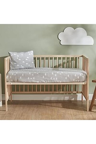 Mu Art Home baby cloudy pillow sheet set, grey