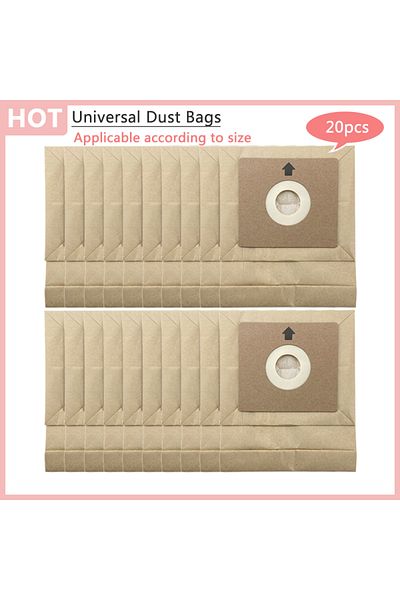 Choice 20pcs Universal Dust Bags Dust Bags Smart Robot Vacuum Cleaner Trash Bag Tools Household Appliances