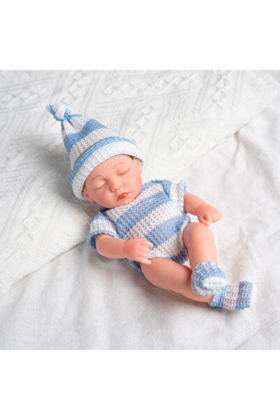 Choice دمية ريبورن جديدة من الفينيل الناعم من sweaterBLWH بطول 20 سم، دمية بي...