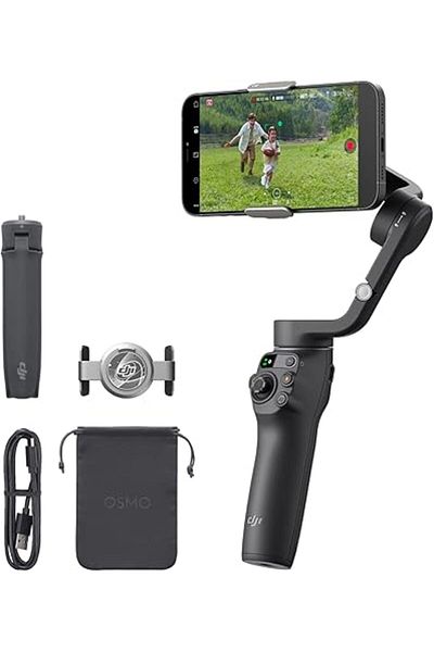 DJI OSMO Mobile 6 Smartphone Gimbal Stabilizer, 3-Axis Phone Gimbal, Android and iPhone Gimbal