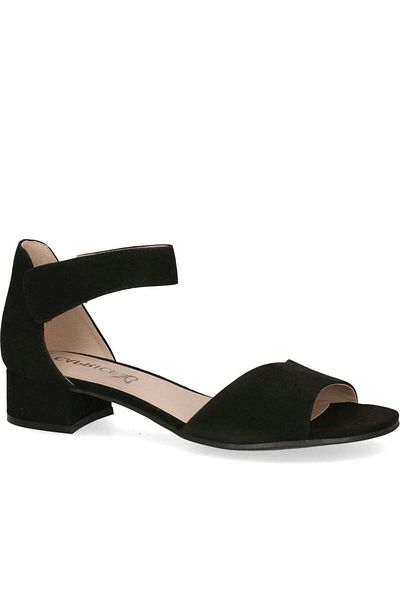 Caprice Black Sandals Womens Shoes