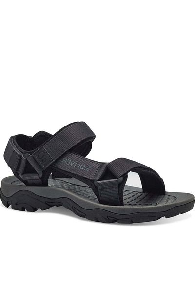 s.Oliver Black Sandals Mens Shoes