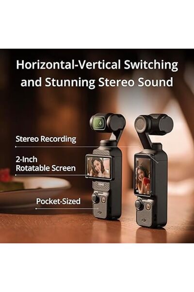 DJI DJI Osmo Pocket 3 Creator Combo, Vlogging Camera with 4K/120fps Video, 3-Axis Stabilization