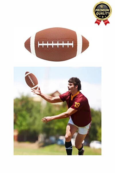 Svein Profesyonel Dayanıklı Maç Antreman Spor Genç Eğlence Oyun Rugby Kauçuk Amerikan Futbol Topu - 1 Adet