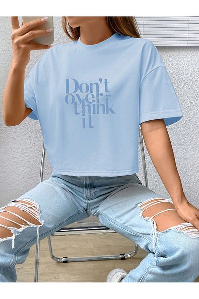 uyguntarz Unisex Dont Over Think τυπωμένο σχέδιο