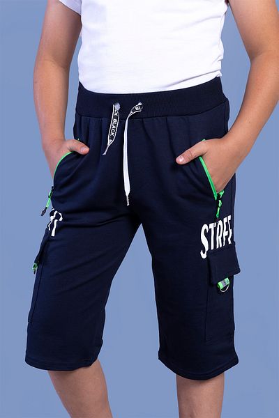 Toontoy Boy's Pocket Detailed Printed Capri