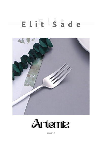 DMR LİFE 30 Piece Elite Plain Fork/Spoon Set Stainless Steel 18/10