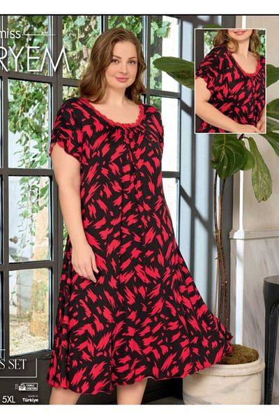 Azra Women's Plus Size Flared Dress