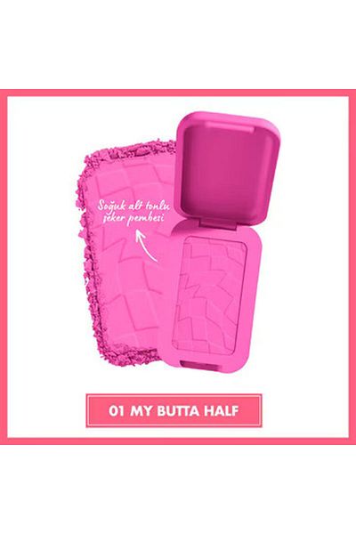 NYX Buttermelt Blush Crème Powder Blush 01 My Butta Half