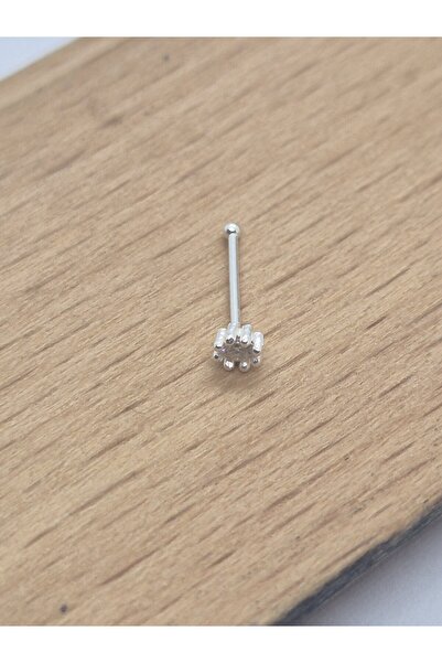 Set 925 Ayar Gümüş Zirkon Taşlı Mini Yuvarlak Hızma ( Çap: 2 mm )