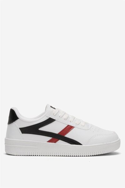 Liger Kadın Günlük Sneaker Ayakkabı BEYAZ SİYAH