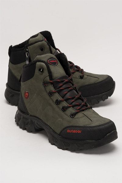 Liger Cold Proof Unisex Long Outdoor Trekking Boots Παπούτσια Χακί