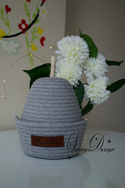 MY SUNNY DESİGN jüt hasır sepet şekerlik düzen dekor