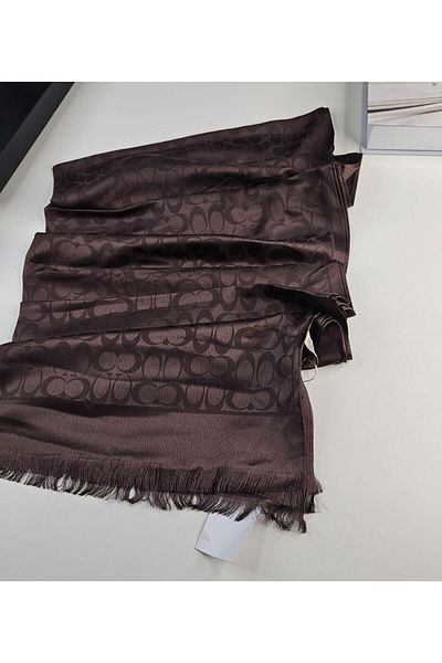 Webinay Home Καλοκαιρινό βαμβακερό μεταξωτό σάλι New Season C Pattern