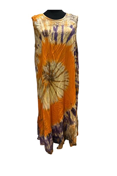 PHUTİ COLLECTION Viscosite Batik Dress