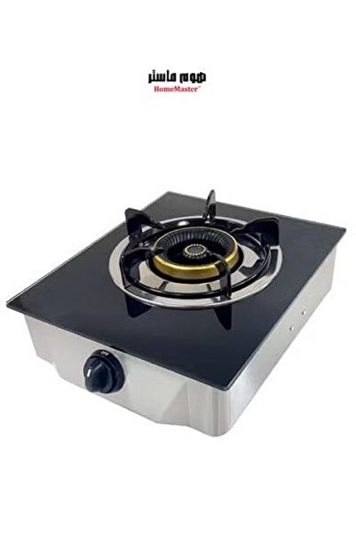 HOME MASTER موقد غاز 1 عين أبيض، موقد غاز محمول شعلة من الستانلس ستيل، يتميز ...