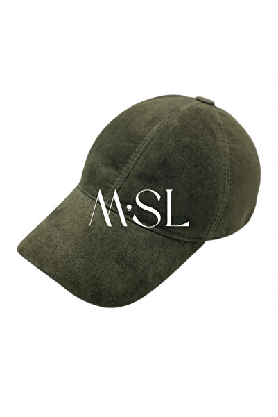 Mumcu's Leather MSL Haki Yesil Baseball Cap Unisex Trend Sapkasi 2025