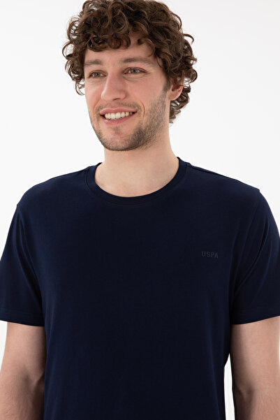 U.S. Polo Assn. Erkek Regular Fit Bisiklet Yaka Lacivert Basic Tişört 50305928-VR033