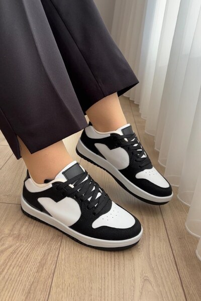 ALTUNTAŞ Unisex Günlük Rahat Taban Sneaker Spor Ayakkabı - Siyah