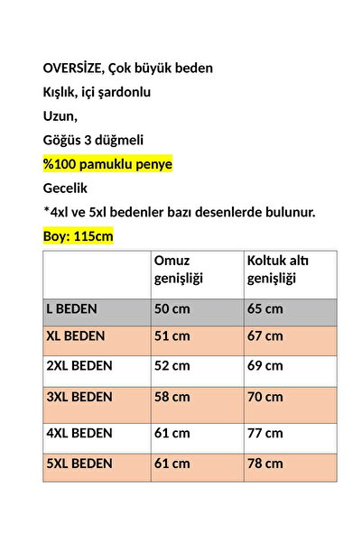 anne moda ankara Cămașă de noapte pentru mama din bumbac oversize de iarnă - cu panglică, 3 nasturi, mărime mare